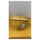 Antique yellow ware mixing bowl