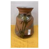 Alfadom stoneware pottery vase