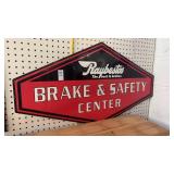 Raybestos Brake Safety Center Metal Sign 35x20