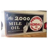 Kendall Motor Oils Metal Sign 35x17