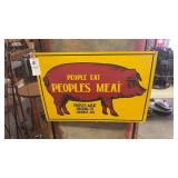 People Meat Packing Co Cincinnati Ohio Sign 14x10