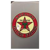 Texaco Gasoline Filling Station Round Sign 12