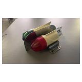 VINTAGE DELTA 1960's USA BOAT BOW LIGHTS RED