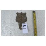 Metal P.F.A. No. 1 Hartford License Plate Topper