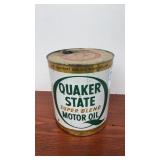 Vintage Quaker State Motor Oil Can