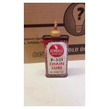 Vintage 4 oz tin of Kendall Motor Oils P-301
