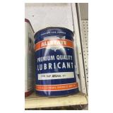 Vintage 5-pound metal can of Allstate Premium