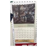 Vintage 1977 calendar Texaco Lehman's Garage