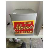 Alwines ice cream/ milk box