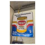 Vintage Amalie Motor Oil Sign 18x20