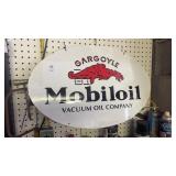 Mobiloil Gargoyle Porcelain Oil Sign 16x24