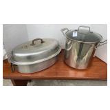 Emeril 8 Qt Kettle & Mirro Aluminum Roaster