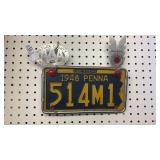 License Plate Toppers Goodrich and AAA Butler