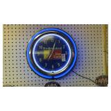 Federated Car Care Neon Clock