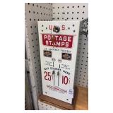 Vintage US Postage Stamps Vending Machine W Key