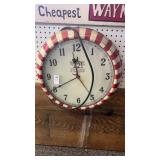 Vintage Wayne Feeds Americana Wall Clock 19 Inch