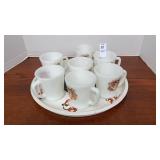 Anchor Hocking Fire King Tony the Tiger Mugs and