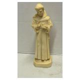 Vintage resin figurine of Saint Francis of Assisi