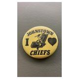 Johnstown Chiefs Button