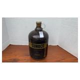 Vintage Glass Sunoco Motor Oil Can 1gal