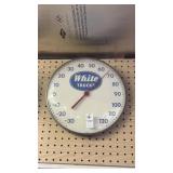 Vintage White Trucks Thermometer