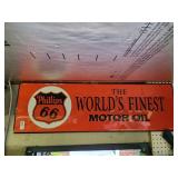 Phillips 66 Tin Sign The World's Finest  Motor