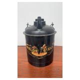 Vintage Welded Steel Oil Can