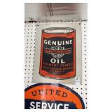 Harley Davidson Oil Metal Sign 15.5x12in.