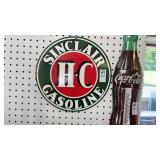 Sinclair Gasoline H-C Metal Sign 11.5in. Diameter