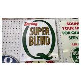 Sterling Super Blend Metal Sign 15x12.5in.