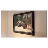 Shaffer Red Covered Bridge ASB Signed