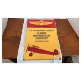 Shell Aviation Products Flight Instructor Sign