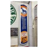Dr. Barkerï¿½s Horse Liniment Metal Thermometer
