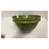 Vintage McCoy Sunburst pottery mixing bowl