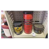 Lot of Vintage Lubricant and Repair Kit Cans