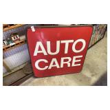 Vintage Auto Care Sign 30x30 in.