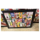 Framed Gas Pumps Jigsaw Puzzle 27x21 in.
