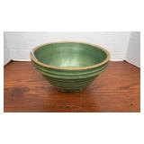 McCoy ribbed stoneware mixing bowl