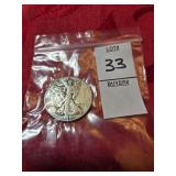 1945 Walking US Liberty Half Dollar