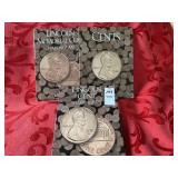 HE Harris and Company Lincoln Cent coin folders