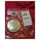 1898 Morgan silver dollar