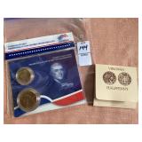 US mint presidential one dollar coin and first