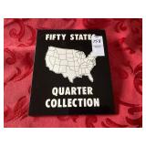 50 State color quarter collection book