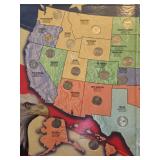 U.S. 50 states quartercollection.  One missing