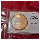 This is a 1 Troy oz .999 fine silver round