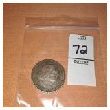 1893 Columbian Exposition Silver Half Dollar