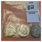 1962,63,64 US Washington quarter