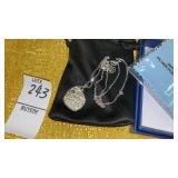 925 sterling Owl & Athena coin necklace