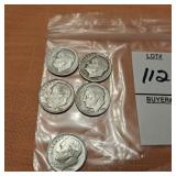 5 Dimes, 2 1947,2 1956,1963