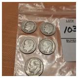 5 Dimes,  3 1946, 1963,1964